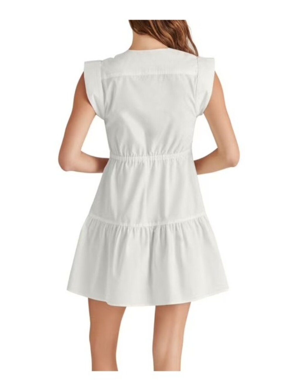 Steve Madden Women's Mini Dress-Size Large-White-New In Package - Picture 2 of 3